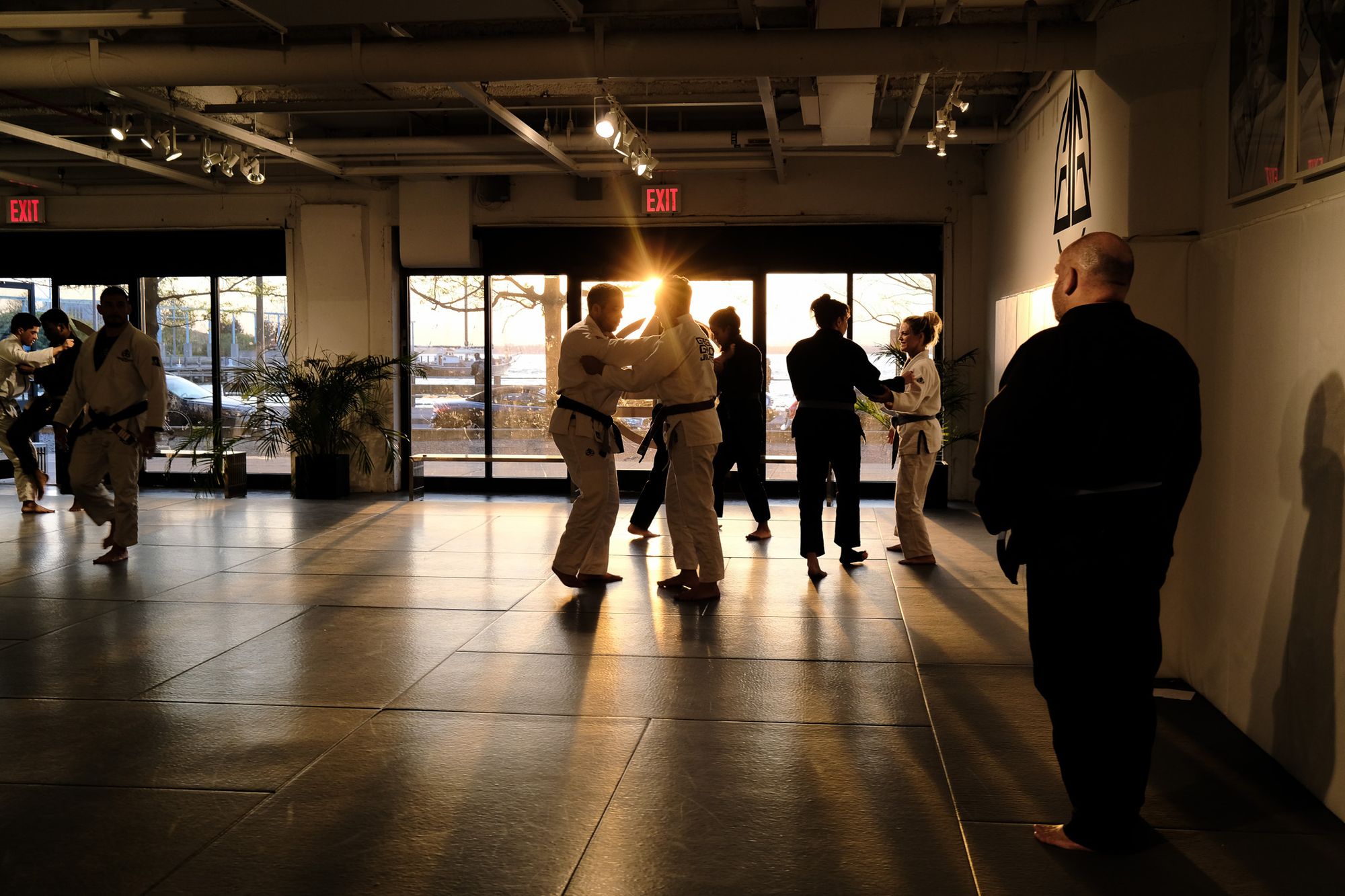 Jiu Jitsu at Sunset