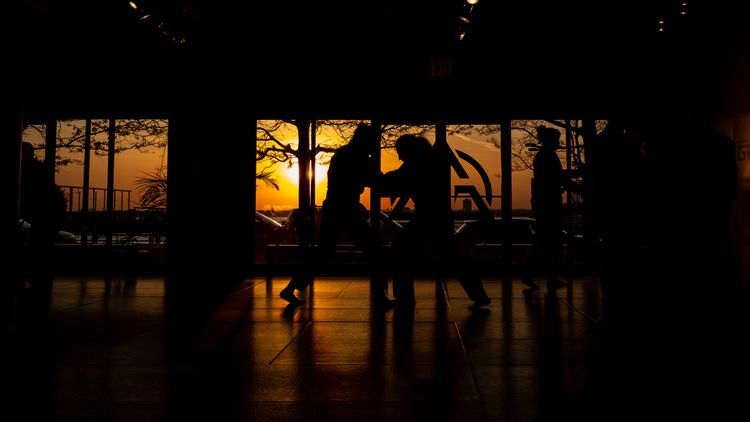 Jiu Jitsu at Sunset